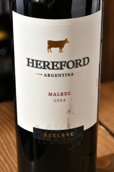 Hereford Malbec Reserve - вино Герфорд Резерв Мальбек сухое 0.75 л