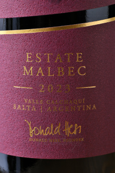 Colome Estate Malbec - вино Коломе Истейт Мальбек 0.75 л красное сухое