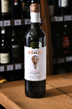 The Great Bonza Reserve Shiraz-Cabernet - вино Грейт Бонза Резерв Шираз-Каберне полусухое 0.75 л
