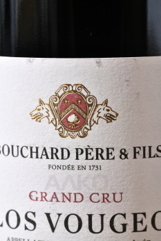 Bouchard Pere Fils Clos Vougeot Grand Cru - вино Бушар Пэр э Фис Кло Вужо Гран Крю 0.75 л красное сухое