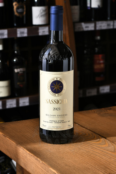 Bolgheri Sassicaia - вино Сассикайя Болгери 2021 год 0.75 л красное сухое
