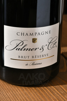 Champagne Palmer & Co Brut Reserve - шампанское Шампань Пальмер энд Ко Брют Резерв 1.5 л белое брют в п/у