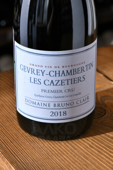 Gevrey-Chambertin 1-er Cru Les Cazetiers - вино Жевре Шамбертен Премье Крю Ле Казетье 0.75 л красное сухое