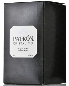 Patron Cristalino Anejo - текила Патрон Кристалино Аньехо 0.75 л в п/у