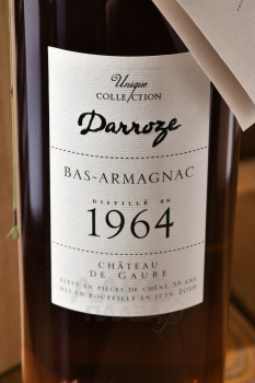 Francis Darroze 1964 - арманьяк Франсис Дарроз 1964 год 0.7 л