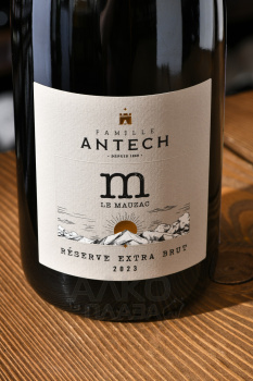 Antech Le Mauzac Blanquette de Limoux Reserve - вино игристое Антеш Ле Мозак Резерв Бланкет де Лиму 0.75 л белое экстра брют