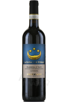 Dezzani La Luna e le Stelle Barbera d’Asti Superiore - вино Децани ла Луна э ле Стелле Барбера д’Асти Суперьоре 0.75 л красное полусухое