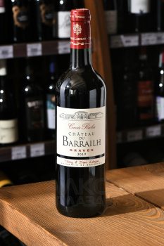 Chateau du Barrailh Graves - вино Шато дю Баррай Грав 0.75 л красное сухое