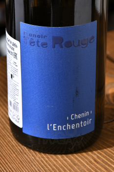Manoir de la Tete Rouge l’Enchentoir Saumur Chenin - вино Мануар де Тет Руж л’Аншантуар Сомюр Шенен 2019 год 0.75 л белое полусухое