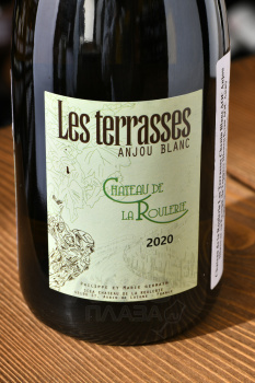 Chateau de la Roulerie Les Terrasses Chenin Blanc Anjou AOC - вино Шато де ля Рулери Ле Террасс Шенен Блан АОС Анжу 0.75 л белое сухое