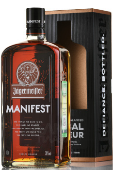 Jagermeister Manifest - ликер Ягермайстер Манифест 1 л в п/у