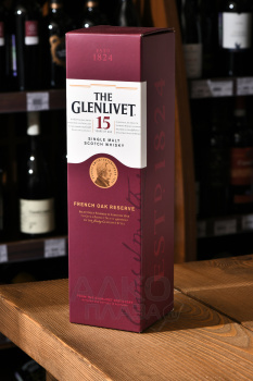 The Glenlivet 15 years gift box - виски Гленливет 15 лет 0.7 л п/у