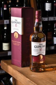 The Glenlivet 15 years gift box - виски Гленливет 15 лет 0.7 л п/у