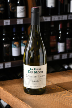 La Ferme Du Mont La Truffiere Cotes du Rhone - вино Ла Ферм Дю Мон Ля Труффьер Кот дю Рон 0.75 л белое сухое