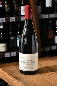 Crozes-Hermitage La Guiraude Alain Graillot - вино Кроз-Эрмитаж Ла Гирод Ален Грайо 0.75 л красное сухое