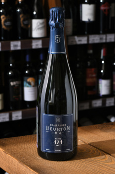 Champagne Beurton & Fils Reserve 424 Brut - шампанское Шампань Бертон э Фис Резерв 424 Брют 0.75 л белое брют