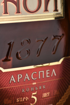 Коньяк Ной Араспел пятилетний 0.5 л