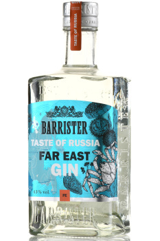 Barrister Far East - джин Барристер Дальний Восток 0.7 л