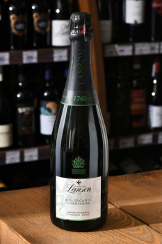 Lanson Green Label Organic Brut - шампанское Лансон Грин Лейбл Органик Брют 0.75 л