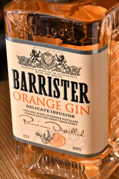 Barrister Orange gin - джин Барристер Оранж 0.5 л