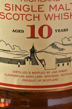 Glenfarclas 10 years - виски Гленфарклас 10 лет 0.7 л