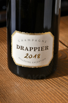 Drappier Millesime Exception Champagne - шампанское Драпье Миллезим Эксепсьон 2018 год 0.75 л белое брют