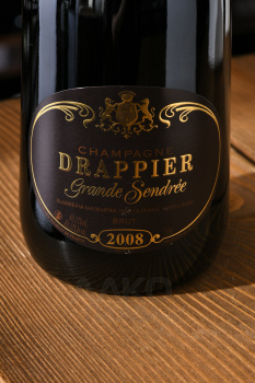 Champagne Drappier Grande Sendree - шампанское Драпье Гранд Сандре 2008 год 0.75 л белое брют