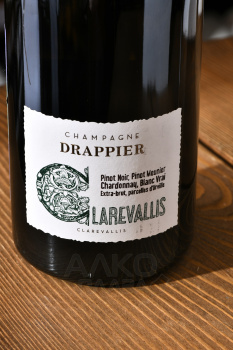 Champagne Drappier Clarevallis - шампанское Клареваллис Драпье 2018 год 0.75 л белое брют