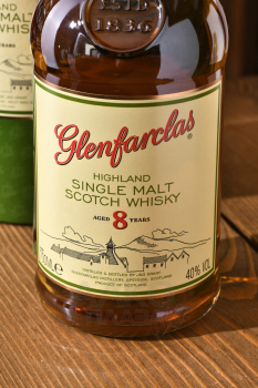 Glenfarclas 8 years - виски Гленфарклас 8 лет 0.7 л в тубе