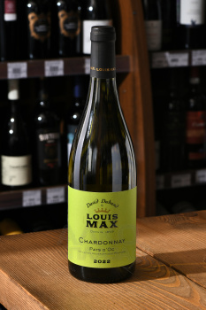 Louis Max & David Duband Pays d’Oc Chardonnay - вино Луи Макс энд Давид Дюбан Пэи д’Ок Шардоне 2022 год 0.75 л белое сухое