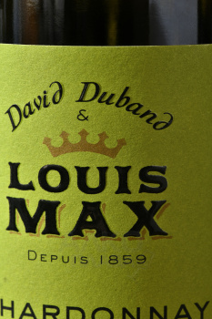 Louis Max & David Duband Pays d’Oc Chardonnay - вино Луи Макс энд Давид Дюбан Пэи д’Ок Шардоне 2022 год 0.75 л белое сухое