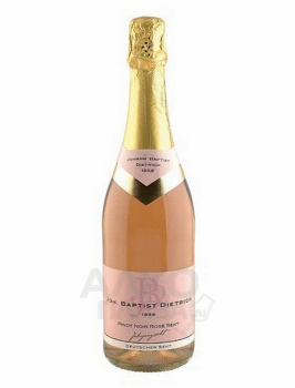 Johann Baptist Dietrich Pinot Noir Rose - розовое игристое вино Йоханн Баптист Дитрих Пино Нуар Розе 0.75 л