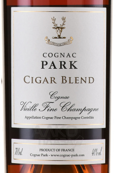 Park Cigar Blend - коньяк Парк Сигар Бленд 0.7 л в д/у