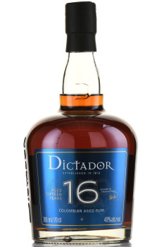 Dictador 16 Years Old - ром Диктатор 16 лет 0.7 л