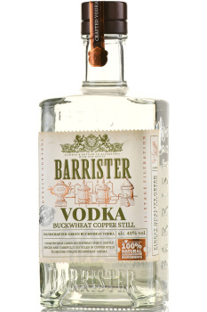 Barrister Buckwheat Copper Still - водка Барристер Гречишная Коппер Стилл 0.7 л