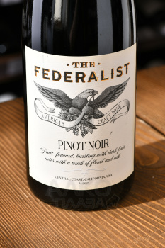 The Federalist Central Coast Pinot Noir - вино Федералист Сентрал Кост Пино Нуар 0.75 л красное сухое