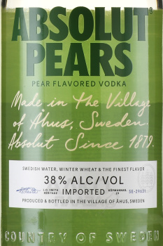 Absolut Pears - водка Абсолют Груша 0.7 л