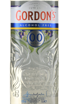 Gordon’s Alcohol Free - джин Гордонс 0.7 л б/алк