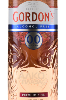 Gordon’s Premium Pink Alcohol Free - джин Гордонс Пинк 0.7 л б/алк
