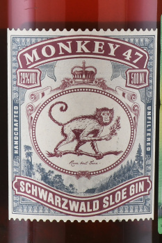 Monkey 47 Schwarzwald Sloe Gin - джин Манки 47 Слое Шварцвальд Драй 0.5 л