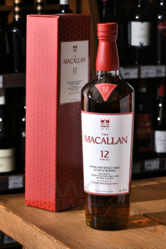 Macallan 12 years Sherry Oak - виски Макаллан 12 лет Шерри Оак 0.7 л