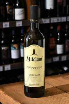 Mildiani Tsinandali - вино Милдиани Цинандали 0.75 л белое сухое