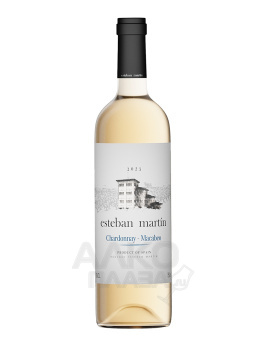 Esteban Martin Blanco Carinena DOP - вино Эстебан Мартин Бланко Каринеа ДОП белое сухое 0.75 л