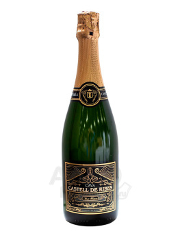 Roqueta Castell de Ribes Brut Nature DO - игристое вино Кава Рокета Кастель де Рибес Брют Натюр ДО 0.75 л