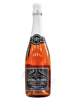 Cava Roqueta Castell de Ribes Brut Rose DO - игристое вино Кава Рокета Кастель де Рибес Брют Розе 0.75 л