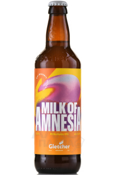 Gletcher Milk of Amnesia V. Tropic - пиво Глетчер Милк Оф Амнезия В. Тропик 0.5 л нефильтрованное