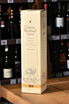 Chateau de Montifaud 10 ans gift box - коньяк Шато Де Монтифо 10 лет 0.7 л п/у