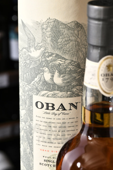 Oban Malt 14 years old in tube - виски Оубэн 14 лет 0.7 л в тубе
