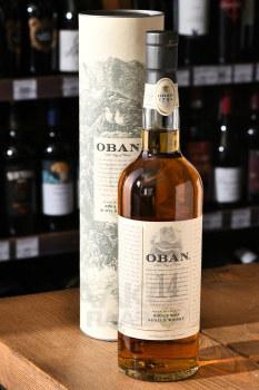 Oban Malt 14 years old in tube - виски Оубэн 14 лет 0.7 л в тубе