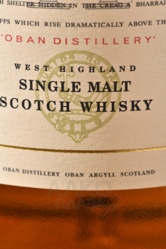 Oban Malt 14 years old in tube - виски Оубэн 14 лет 0.7 л в тубе